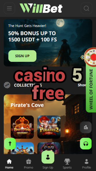 Casino 5 Free - 5 Free Spins Welcome Bonus-4x4casino.ydblkf.net