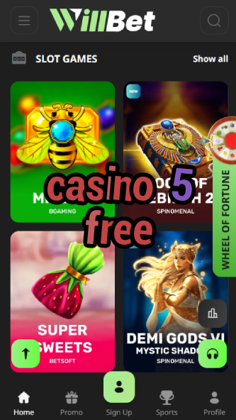 Casino 5 Free - 5 Free Spins Welcome Bonus-4x4casino.ydblkf.net